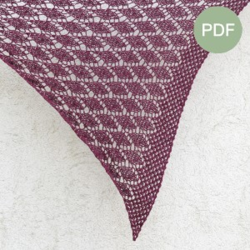 Dansende Lichtjes Sjaal PDF Patroon